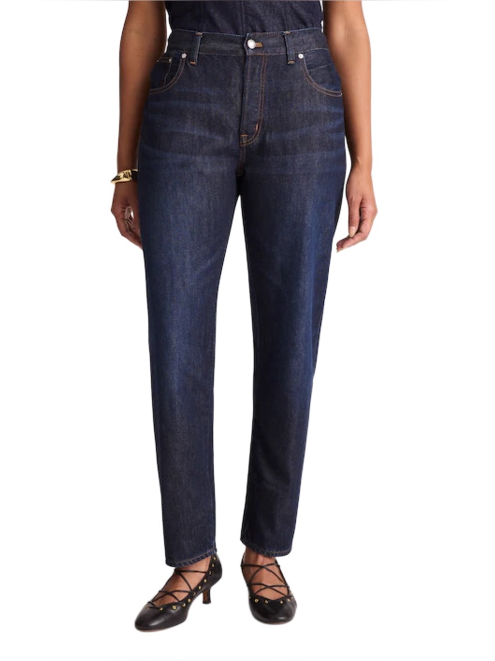 Madewell The Petite Curvy Dean Easy Straight Jean in SoftDrape NWT